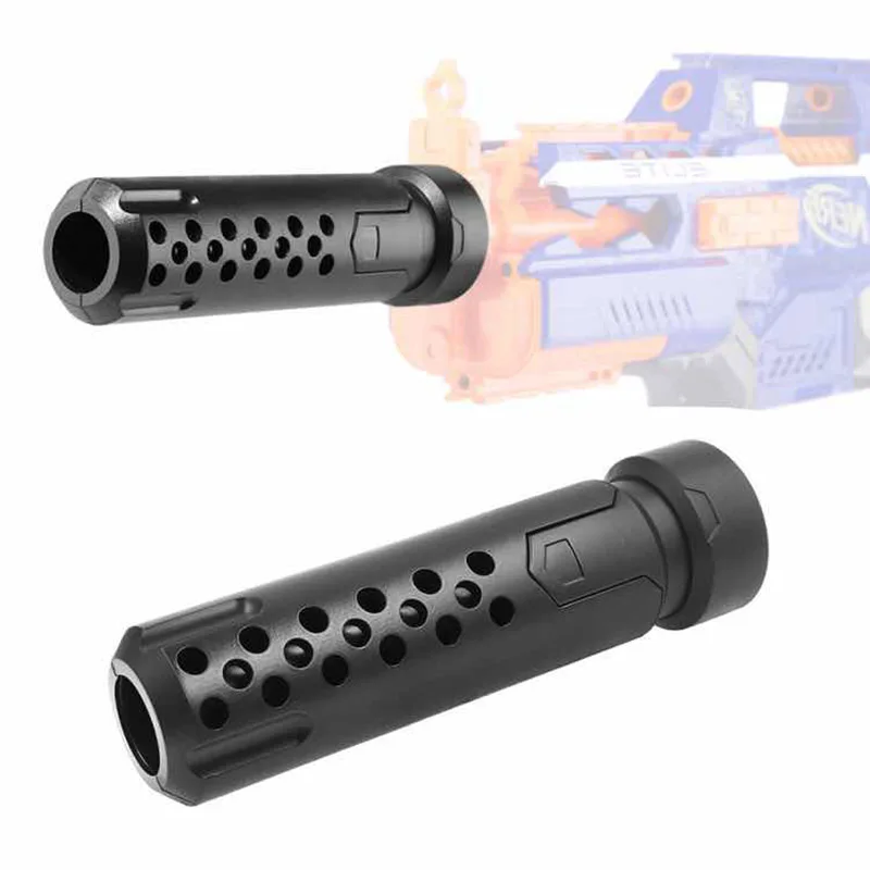 Универсальный совместимый Игрушечный Пистолет Глушитель для Nerf пистолет