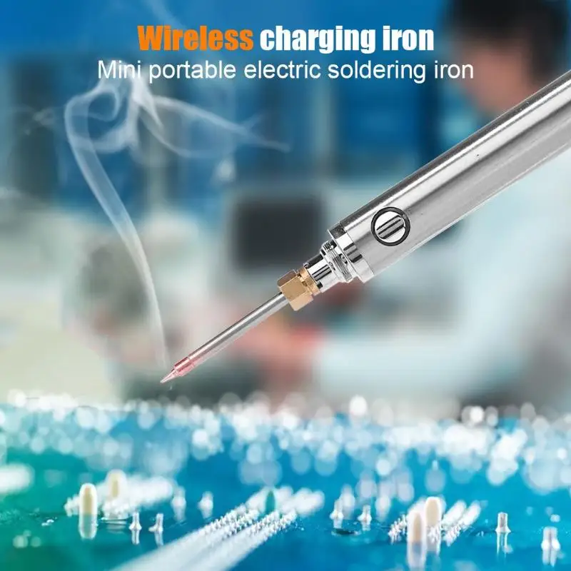

5V 8W Solder Iron Wireless Charging Soldering Iron Set USB Welding Tools Mini portable Battery Soldering Iron for Home DIY