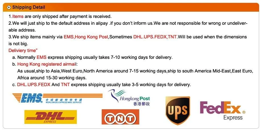 shipping detail