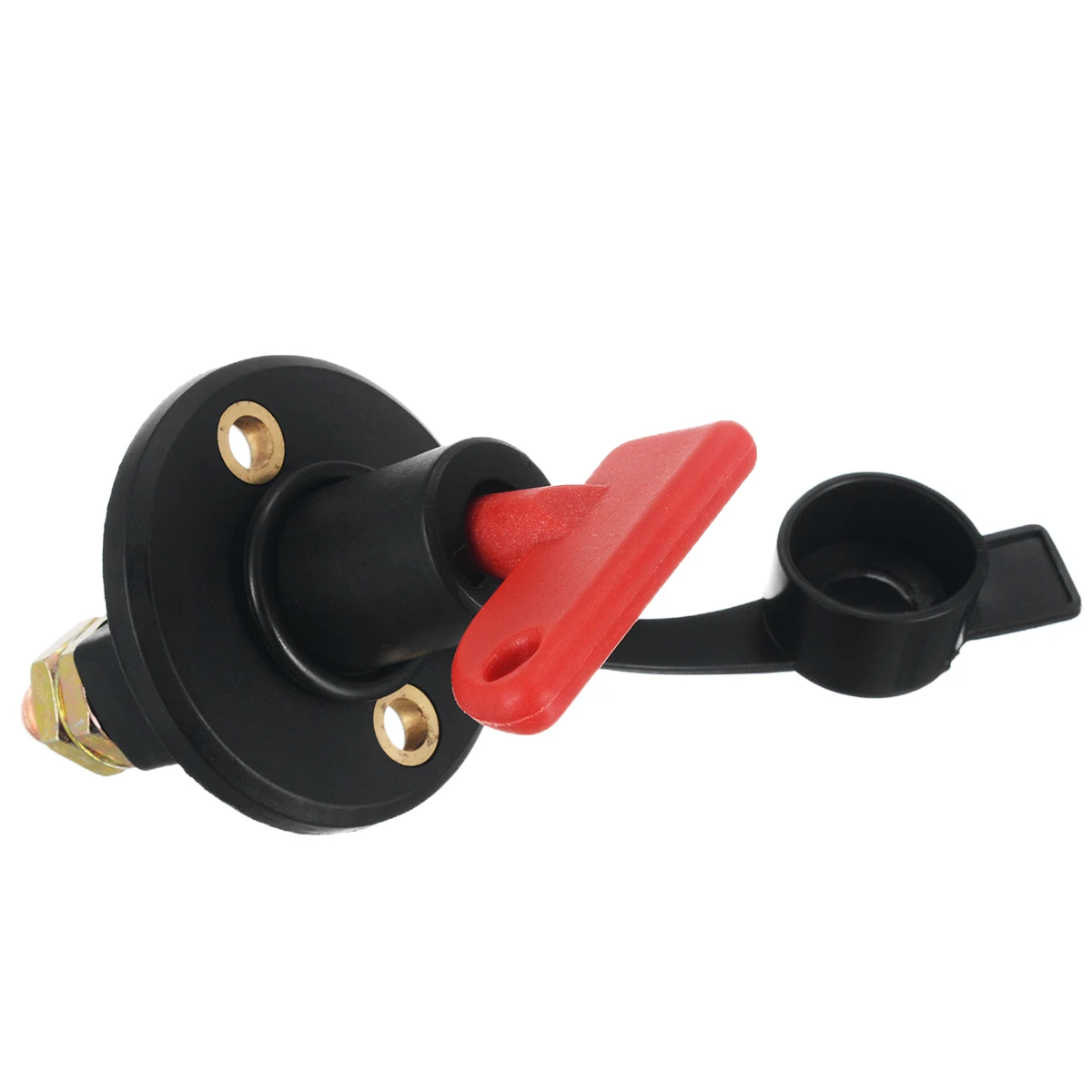 DC 12V Truck Boat Car Battery Disconnect Switch Power Isolator Cut Off Kill Switch + 2pcs Removable Keys For Marine ATV Vehicles