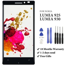 For Nokia Lumia 925 N925 RM-893 LCD Touch Screen Digitizer Assembly Part For Nokia Lumia 930 N930 RM-1045 LCD Display With Frame For Nokia Lumia 925 N925 RM-893 LCD Touch Screen Digitizer Assembly Part For Nokia Lumia 930 N930 RM-1045 LCD Display With Frame