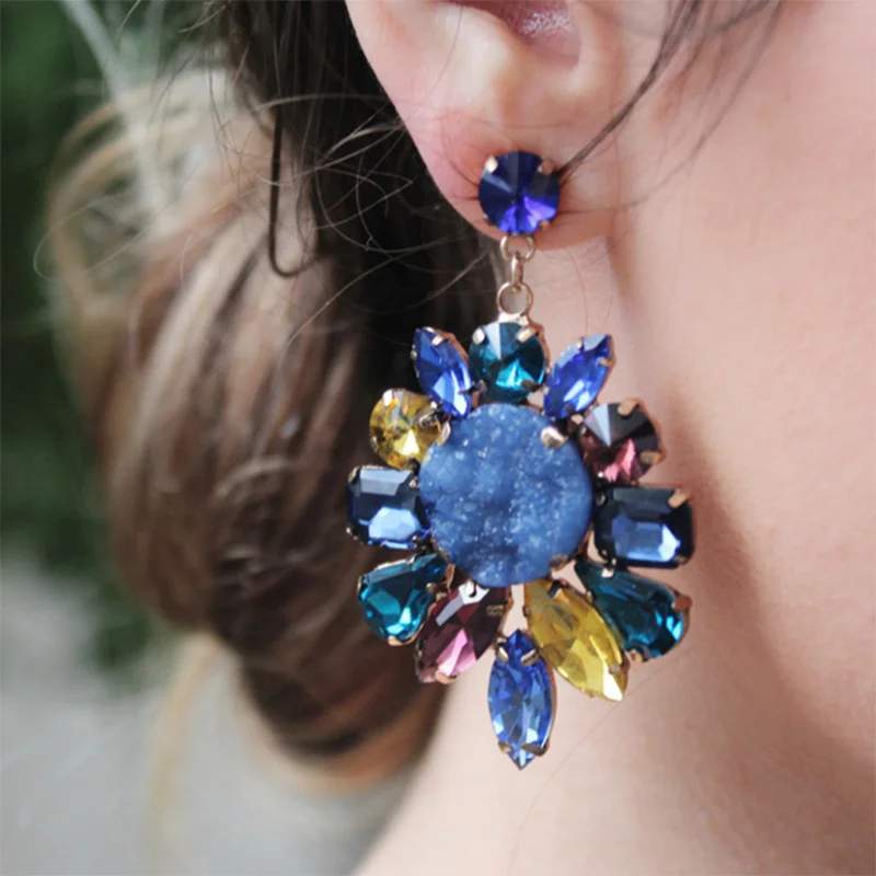 

JShine Geometric Ladies Earring Big Drop Earrings For Women New Fashion Female Earring Jewelry Different Earrings Accessories