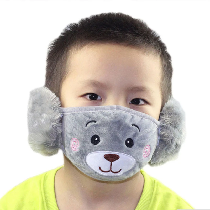 

1pc Fashion winter Cartoon Dust Winter Masks Ear Windproof Warm Face Mouth Child cover