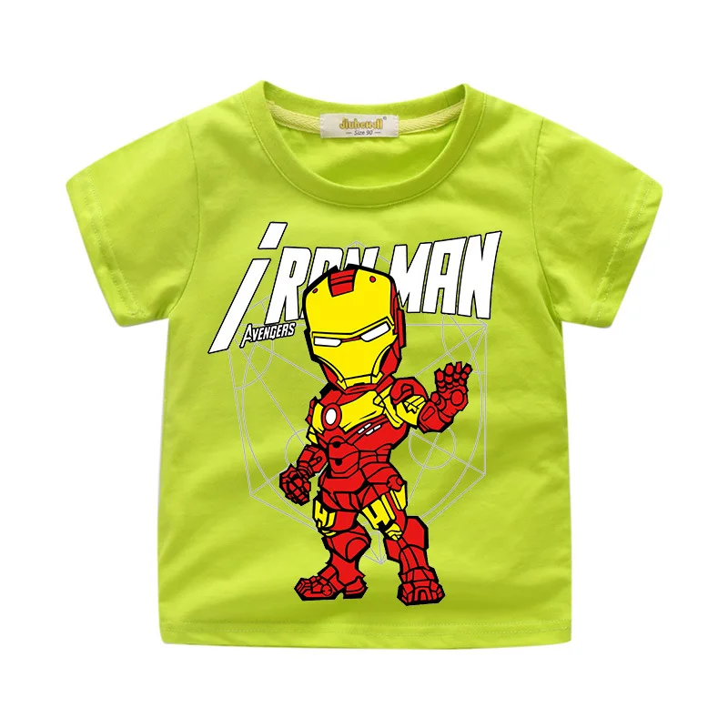 

Baby Clothes Ironman T-shirts Boy Girl Cartoon Cotton Summer Tee Fashion 3d tshirt Children Toddler Top 2019 t shirt Clothing