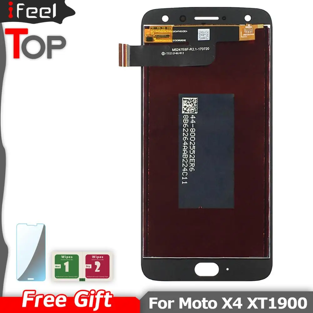Для Motorola MOTO X4 ЖК-дисплей + сенсорный экран с дигитайзером в сборе Замена для Moto LCD |