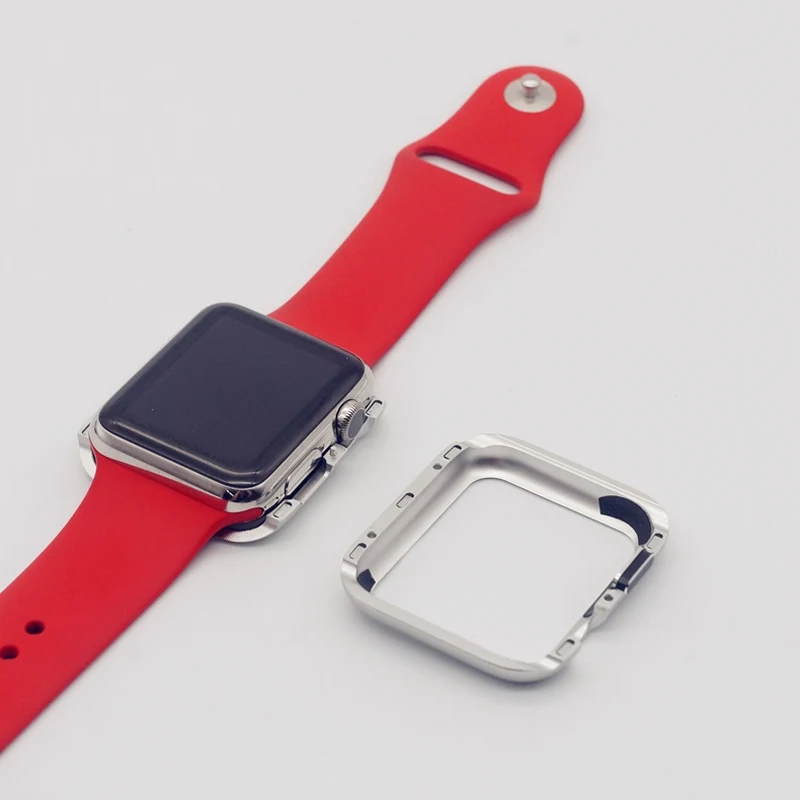 New Transparent Frame Case Clear Ultra Thin Hard Protective Cover For Apple Watch Series 3 Series 2 Series 1 (2)