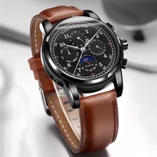 Moon phase Multi-function Dial relogio masculino Swiss Carnival Automatic Watches Men Luxury Brand Mechanical Clock Fashion 2017 Moon phase Multi-function Dial relogio masculino Swiss Carnival Automatic Watches Men Luxury Brand Mechanical Clock Fashion 2017