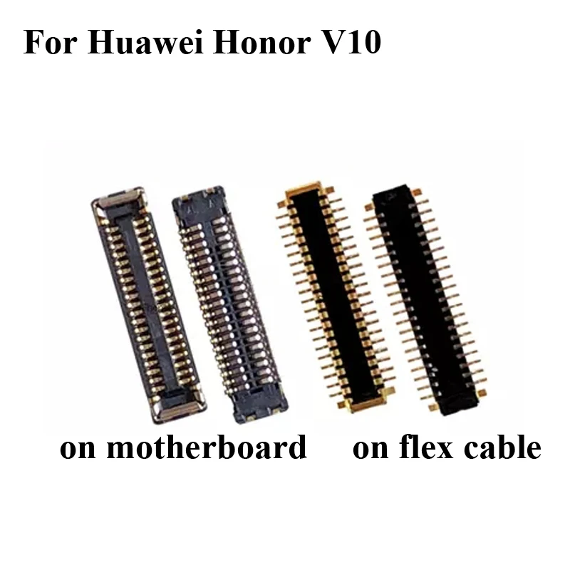 2 комплекта для Huawei Honor V10 V 10 ЖК-дисплей экран FPC коннектор логика на материнской