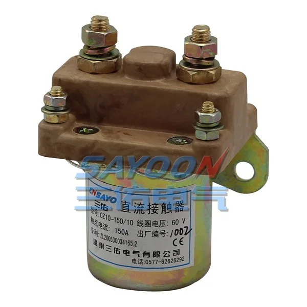 

SAYOON SZ10-150 150A contactor DC 120V contactor used for electric vehicles, engineering machin