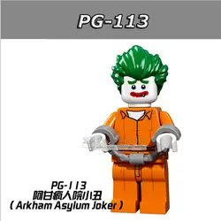PG113 психиатрическая лечебница Аркхэм Джокер фигура супергероя Конструкторы кубики