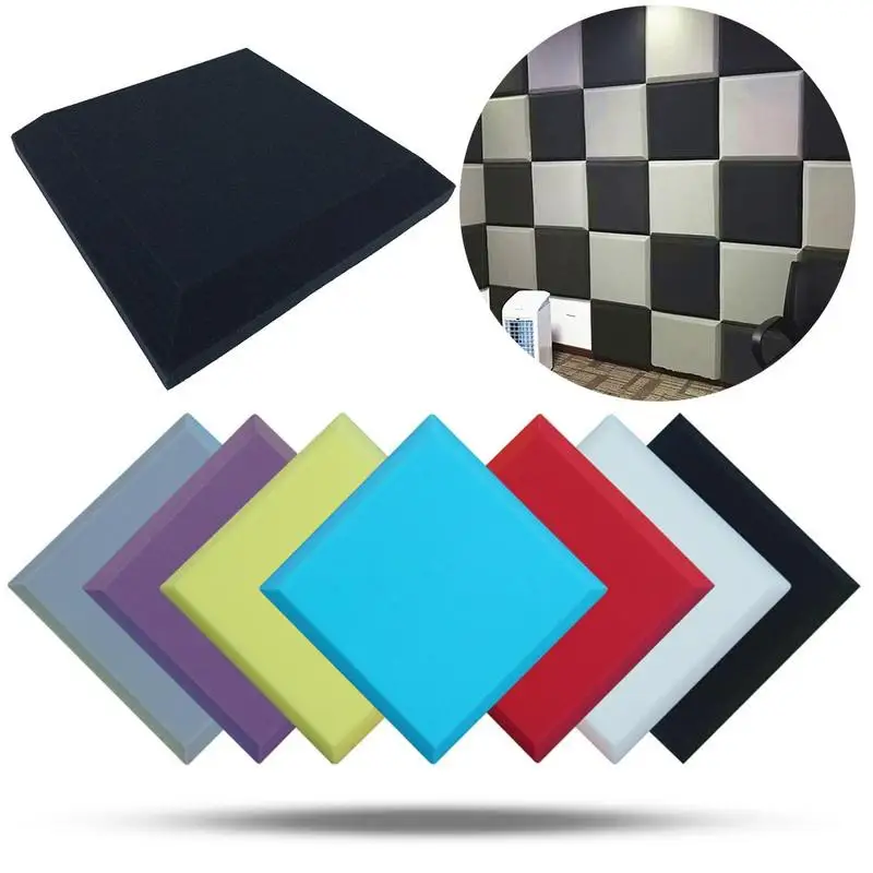 

Square Block Muffler Cotton Soundproof Sponge Sound-absorbing Cotton Piano Room Studio Environmental Protection Flame Retardant