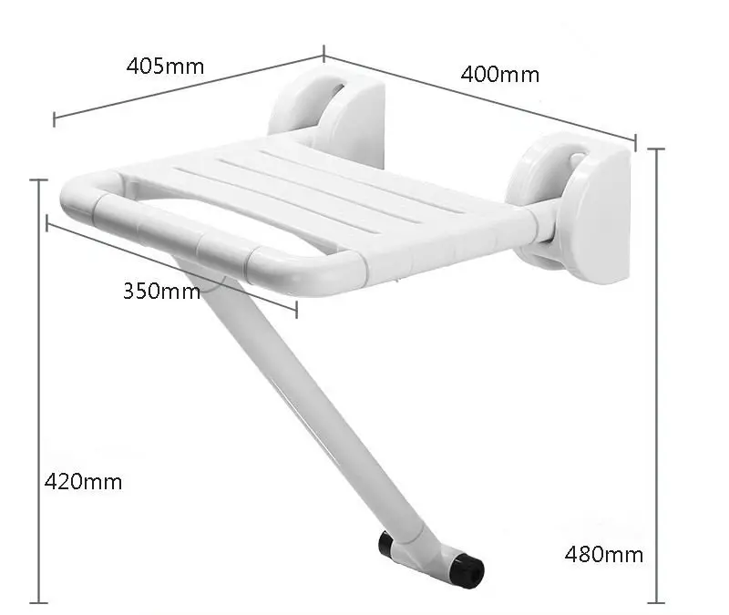 Настенные складные душевые стулья для пожилых людей, туалет, душевые сиденья для инвалидов, стулья для ожидания, стул для ванной комнаты