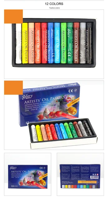 Wanshui 12 Pcs Monochrome Artists Grade Soft Oil Pastels Vibrant and Creamy  Colored Chalk Pastels Art Supplies Set for Professionals Painting Drawing  White Gray - Yahoo Shopping