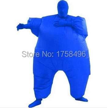 Взрослый костюм Chub надувные костюмы синий зеленый красный фиолетовый розовый