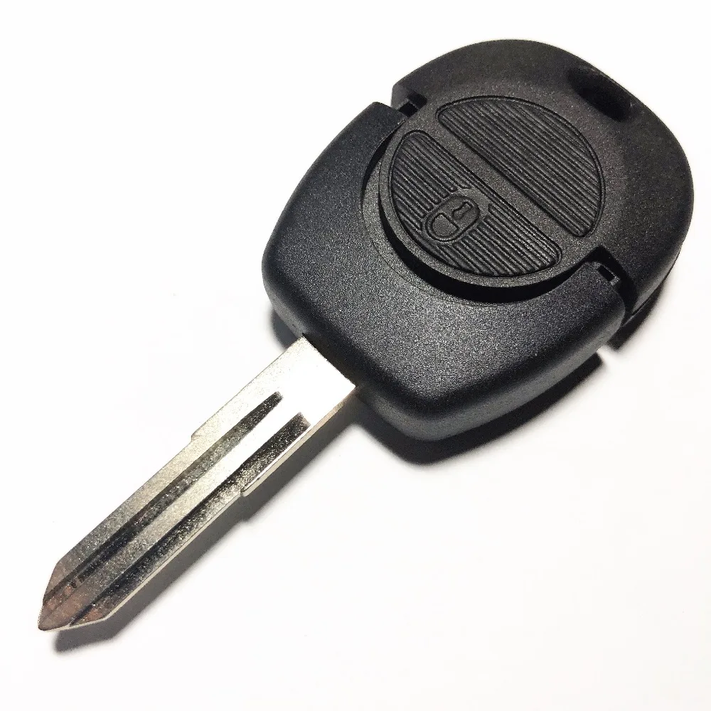 

2 Button Car Blank Key Remote Fob Cover Case for Nissan Primera Micra Terrano Almera X Trail Uncut Blade Key Shell