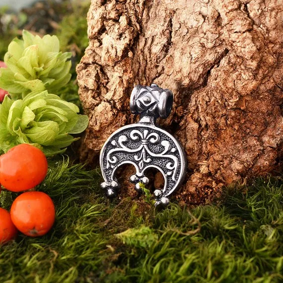 1 шт. подвеска в виде лунной Луны norse Lunula полумесяца ювелирные изделия Луница.