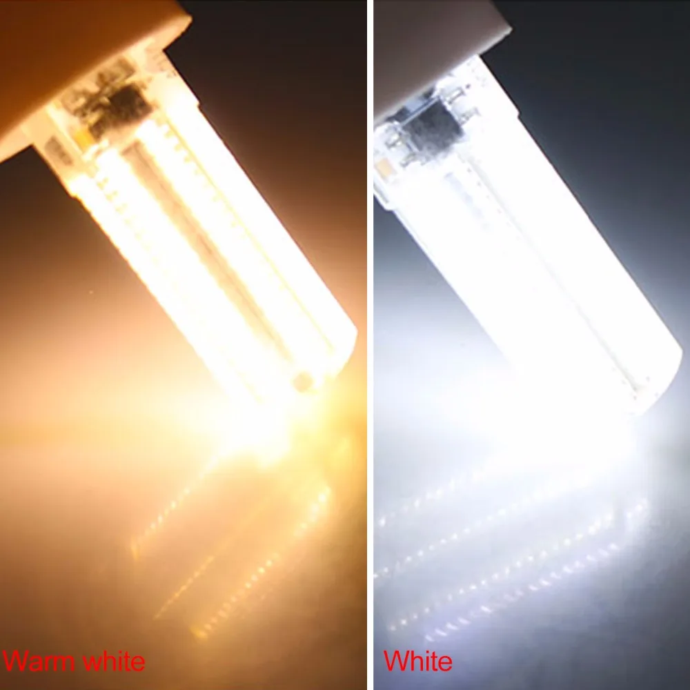 Ampoule LED E14 люстра лампа E17 E12 E11 свеча свет 110 В 220 SMD 3014 чип 64 152 светодиодов высокий
