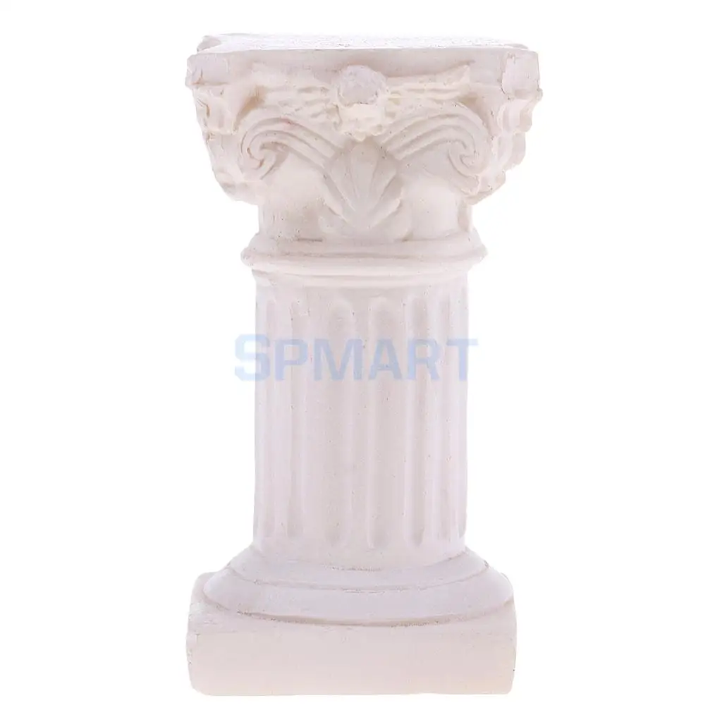 Resin Roman Column Pillar Model Statue Miniature for Sandplay Sand Table Game Kits Garden Yard Diorama Scenery Layout Accessory