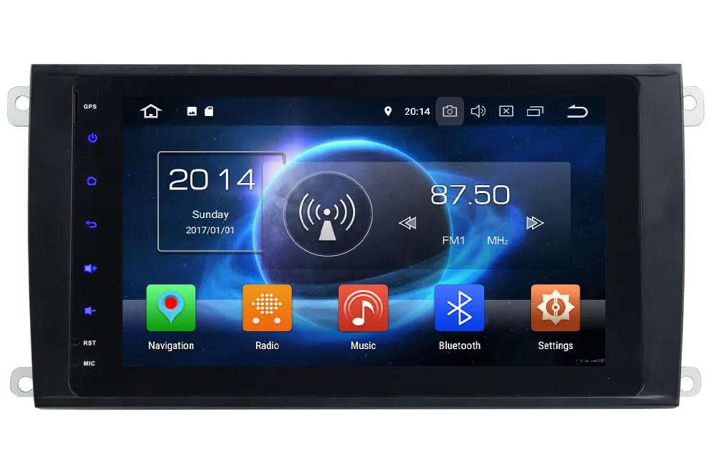 Best KLYDE 4G Android 8 7.1 Octa Core 4GB+32GB Car DVD Player Radio For Porsche Cayenne S GTS 2003 2004 2005 2006 2007 2008 2009 2010 0