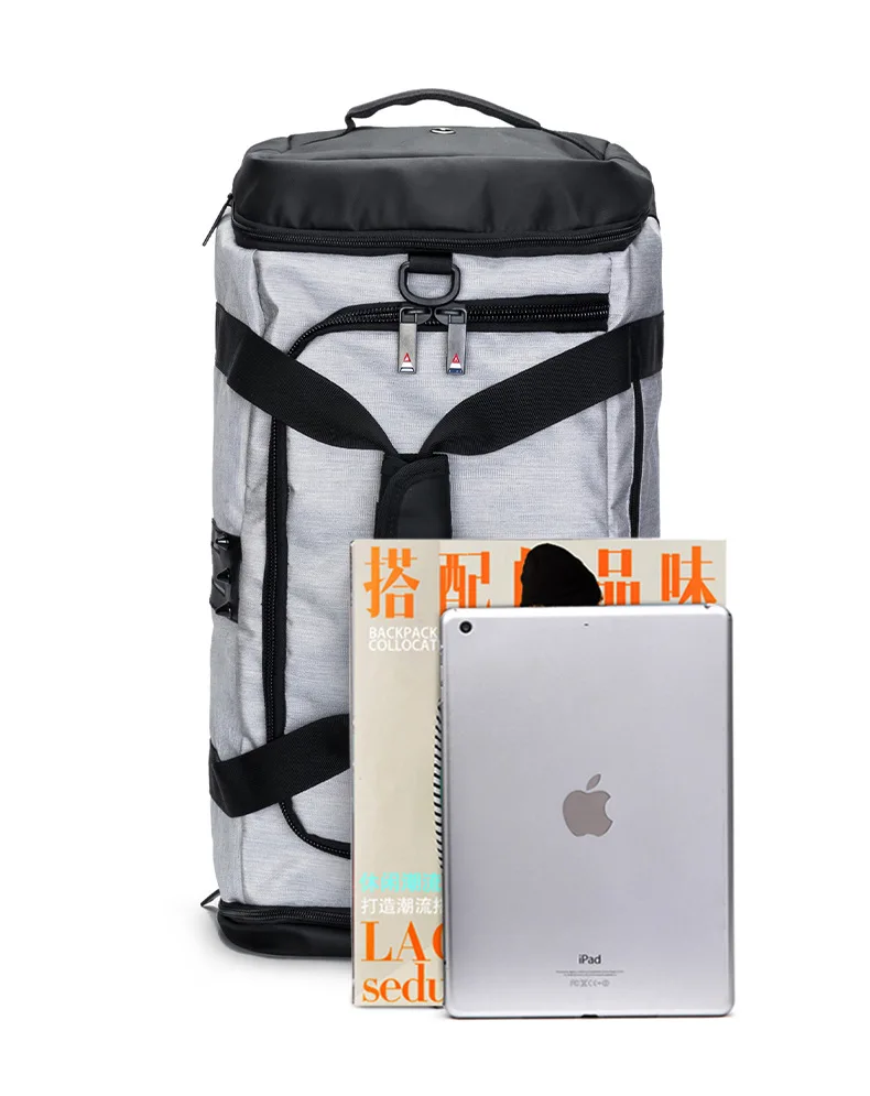 OZUKO, мужской рюкзак, водонепроницаемый, на каждый день, дорожные сумки, большая вместительность, багажная сумка, на плечо, вещевой мешок, Оксфорд, мужская, для отдыха, ручная сумка