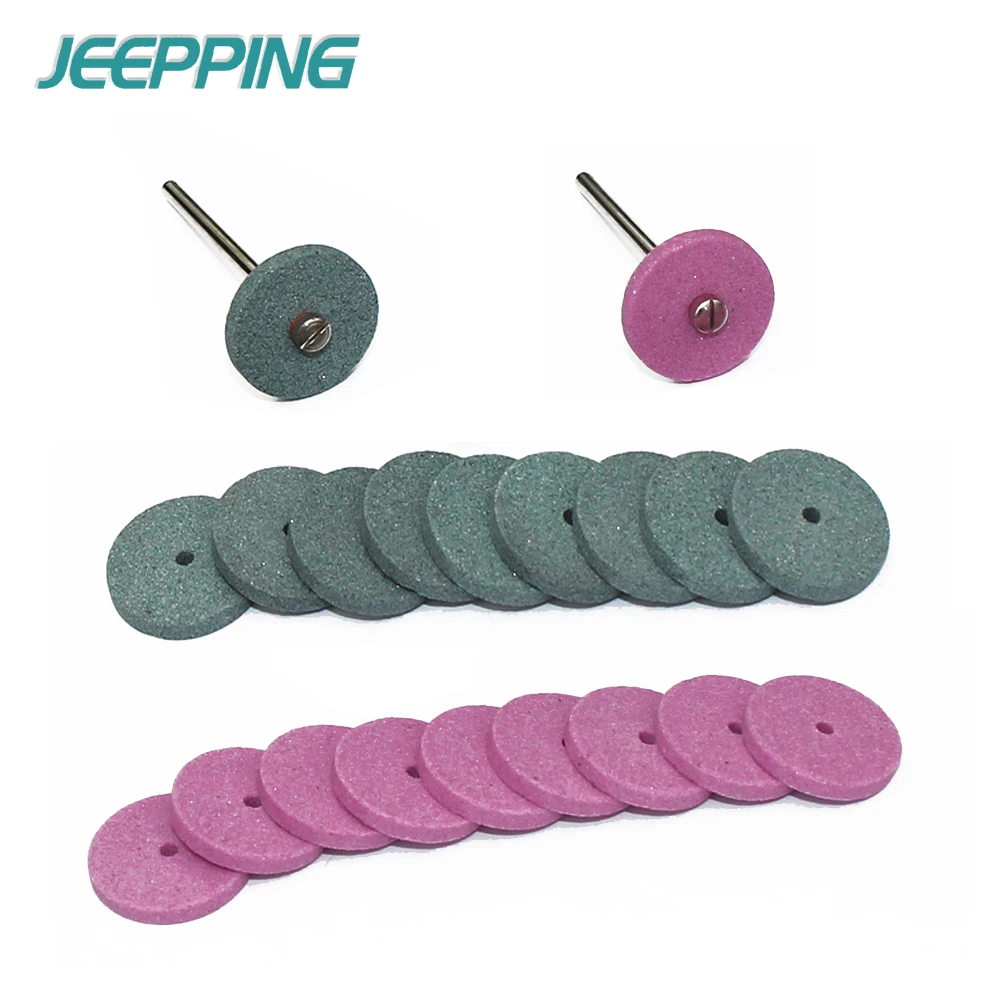 Hot! 22 Pieces Ceramics Abrasives 20mm Dremel Corundum Grinding Wheel
