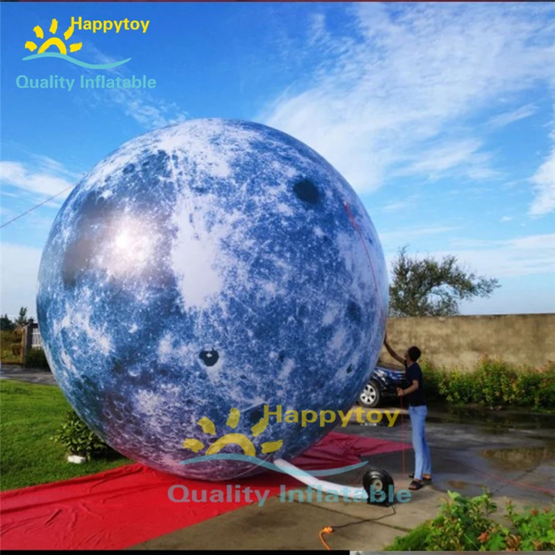

Most Popular OEM Custom Model Planet inflatable moon ball floating lighted balloon trade show