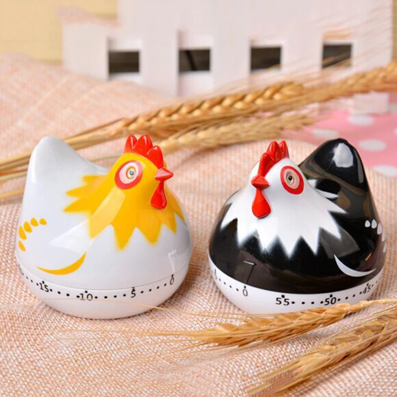 

Kitchen Timer Clock Lovely Hen shape Cooking Countdown Mechanical Countdown B