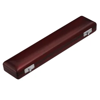 

Wooden Flute Case Hard Case Box Holder Maple Solid Wood Soft Material for 17-Hole Flutes