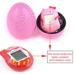 Лидер продаж многоцветные яйцо динозавра тамагочи цифровой электронный E-Pet виртуальный кибер цифровой Pet игры игрушка Рождественский