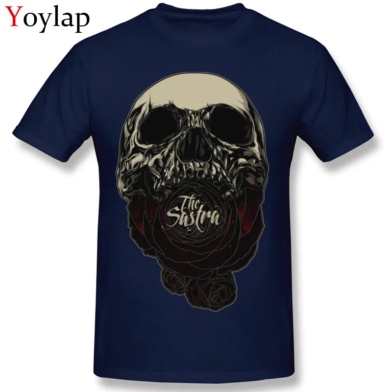 Graphic Printed Summer Autumn Family Short Sleeve T Shirts Cotton Fabric Round Collar Mens Tops T Shirt Normal Tee Shirt navy ablue