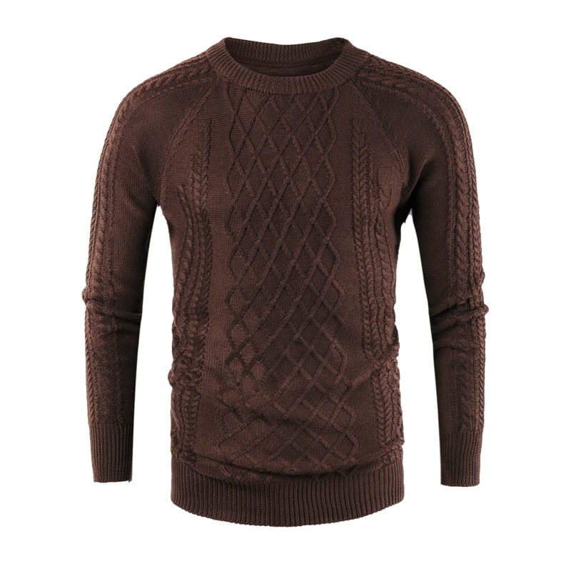Sweater Men's Wear New Round Collar Pullover Knitted Sweater Mens Pullover Sweaters Men Clothes 2018 Autumn Winter Clothes