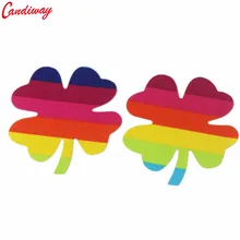 Candiway Сексуальная Женская молочная паста Радуга красочное Эротическое белье грудь клей красота форма листьев наклейки на соски под лифчик наклейки