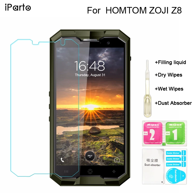 Закаленное стекло HOMTOM ZOJI Z8 5 0 дюйма 100% оригинал Премиум 9H 2.5D Защитная пленка для