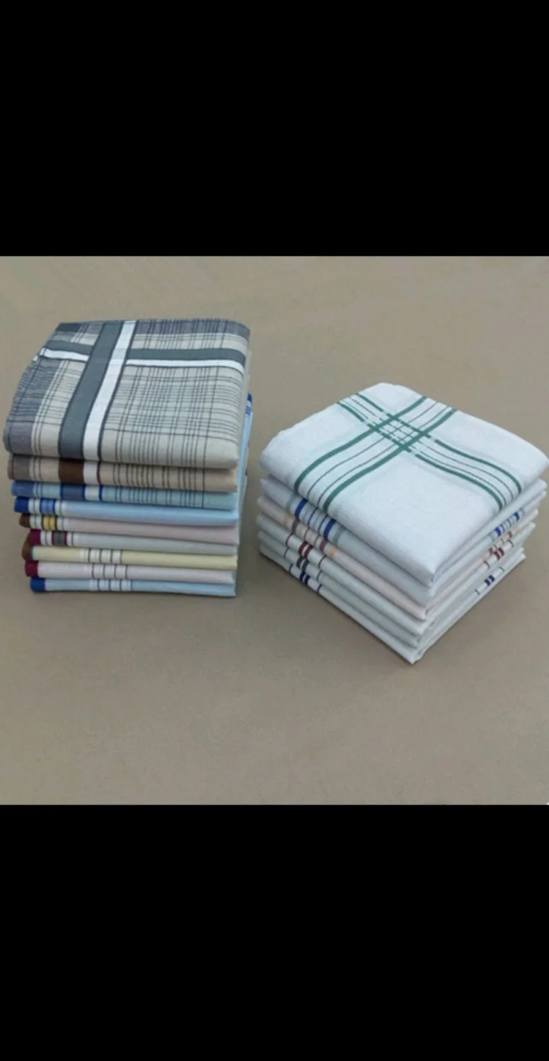 Прямые продажи с фабрики 100% хлопок носовые платки Hankies для мужчин's квадранные
