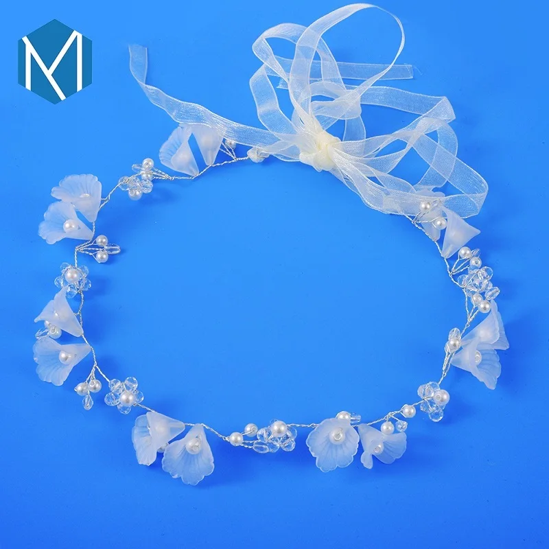 M MISM New Designed Bridal Headbands for Women Rhinestone Flower Headband Korean Shining Hair Accessories Handmade Hairpins | Аксессуары