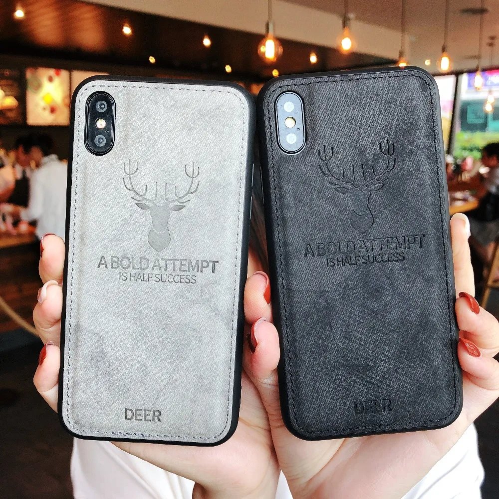

Deluxe Christmas Deer Batman cloth phone case for millet 8 6 6X 8SE Mix2 Mix3 Max2 Max3 for Redmi 6 Pro 5Plus Note5 Note7 Note3