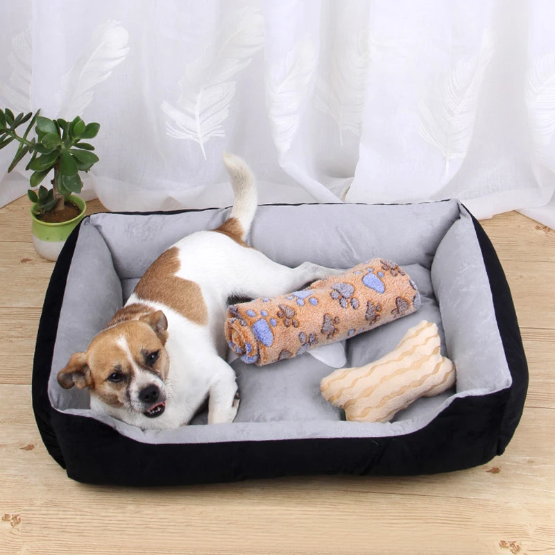 Dog Beds Mats Sofa Kennel Doggy Warm House Winter Cot Pet Sleeping Bed