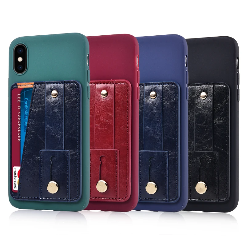 Soft Matte Case With Card Pocket Cover for font b OnePlus b font font b 7