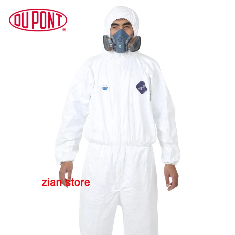 1422A Dupont Tyvek защитная одежда одноразовая Антистатическая химическая рабочая одежда против пыли