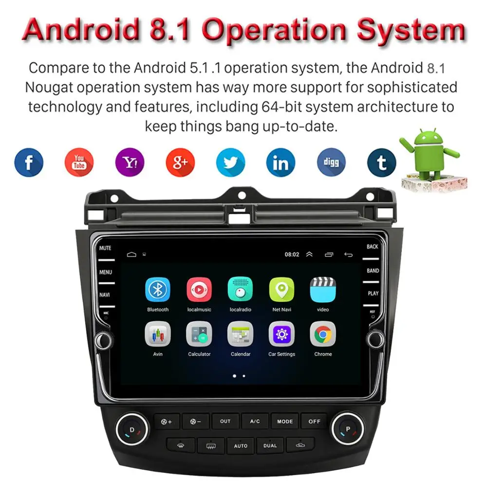 Автомобильный мультимедийный плеер 9 &quotAndroid 1 автомагнитола стерео с GPS BT Wi Fi 3G/4G