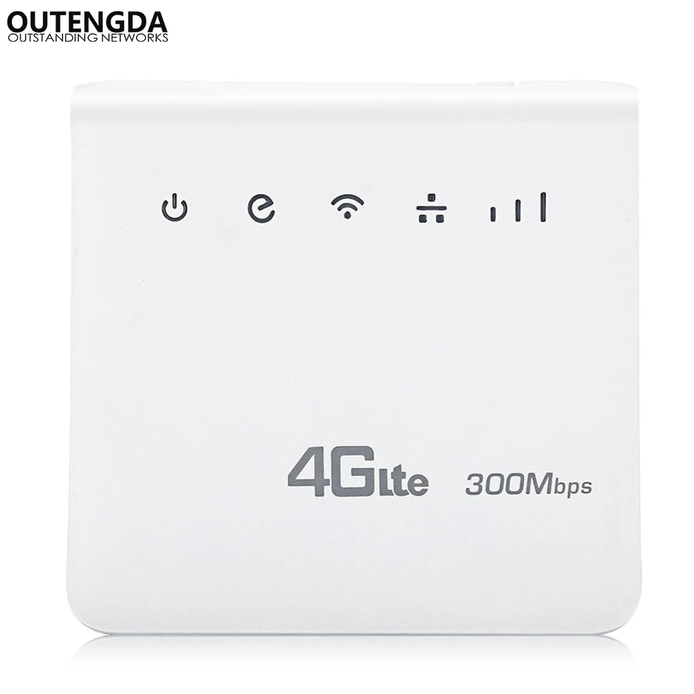 Разблокированный 300 Мбит/с WiFi роутер 4g wifi мобильные LTE роутеры CPE с портом LAN