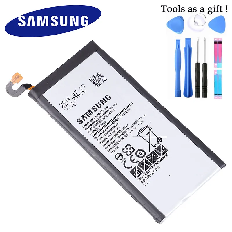 Оригинальный аккумулятор SAMSUNG EB-BG928ABE для Samsung GALAXY S6 edge Plus SM-G9280 G928P G928F G928V G9280 G9287 S6edge