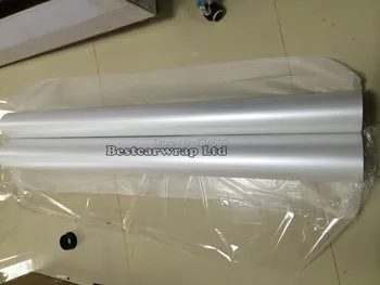 

PROTWRAPS Chrome Matte white Car Wrap Satin chrome white vinyl wrap With Air Release Vehicle Wrap Sticker size 1.52x20m/Roll