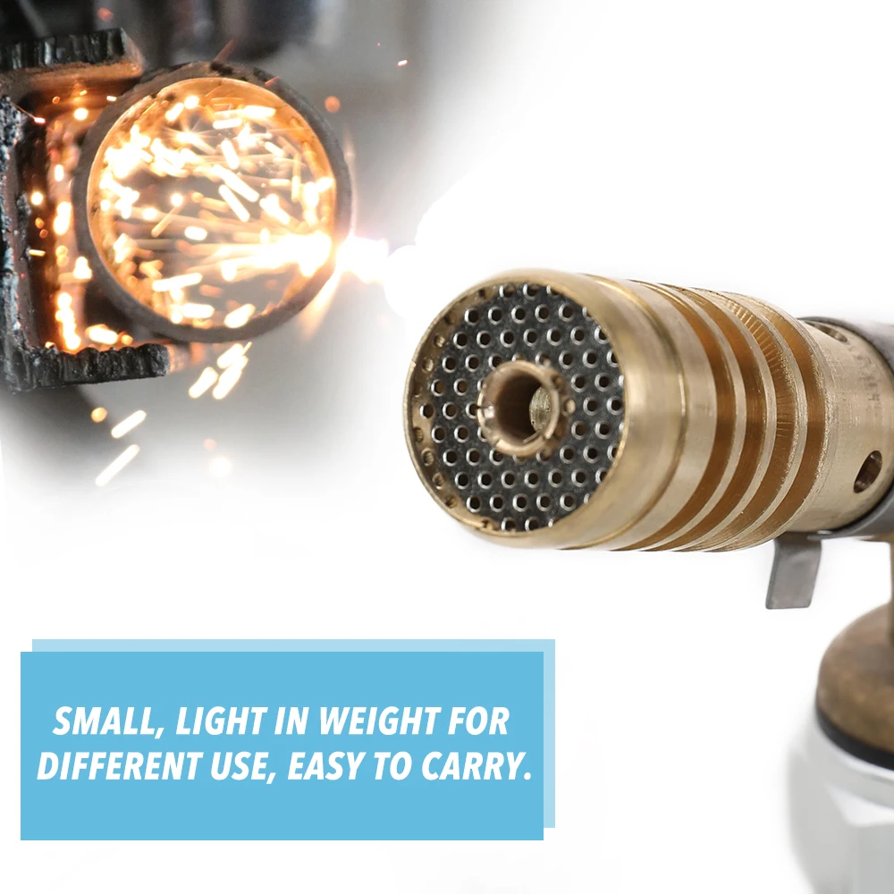 

Thawing Copper Lightweight High Temperature Heating Portable Camping Burner MAPP Gas Torch Copper Fire Flame Device Tip