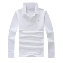 Новая весенняя Повседневная однотонная мужская рубашка хлопок дышащая мягкая вышивка мужские рубашки с длинными рукавами Мужская брендовая одежда