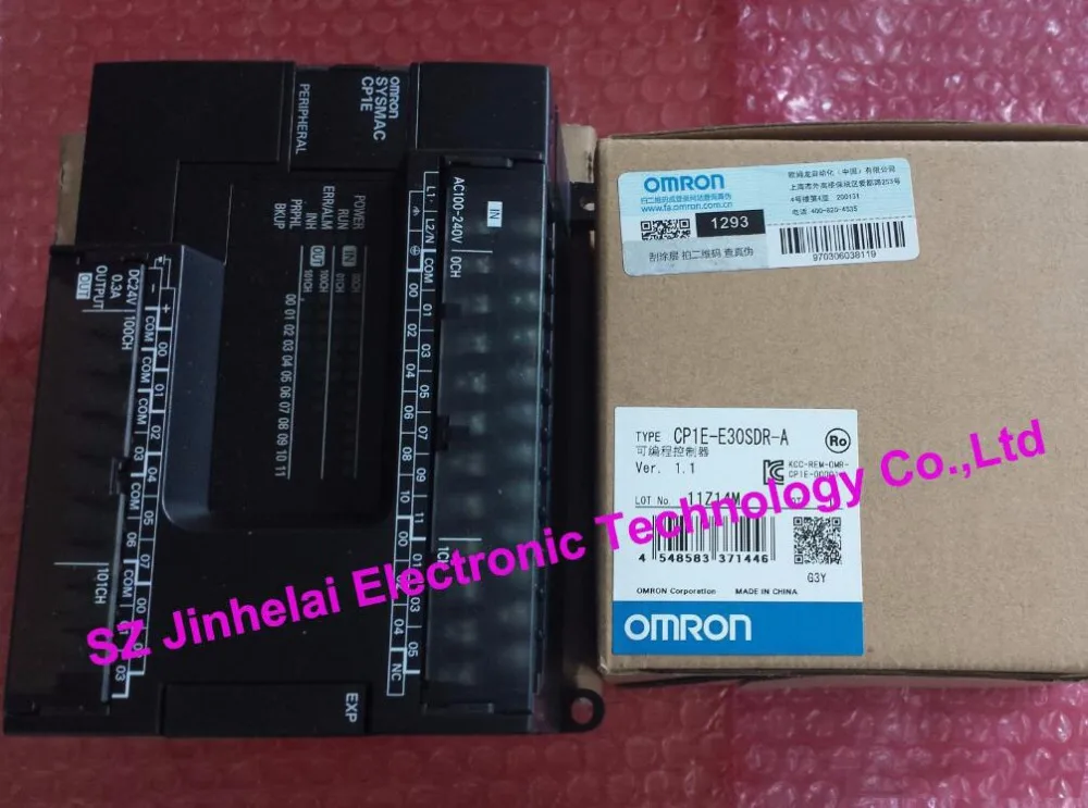 100% New and original CP1E-E30SDR-A OMRON PLC controller module Relay output CPU UNIT 100% New and original CP1E-E30SDR-A OMRON PLC controller module Relay output CPU UNIT