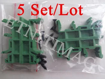 

transfer terminal PCB mounting adapter DIN rail 35mm PCB holder, PCB carrier 5 Set/Lot Free Delivery