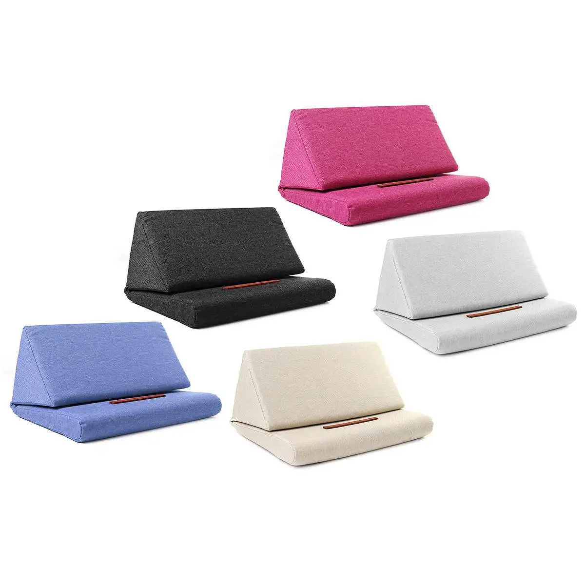 Многофункциональная подушка для ноутбука с держателем, цветная Подставка для планшета, подушка из полиэстера, подставка для чтения ПК, подушка для ipad