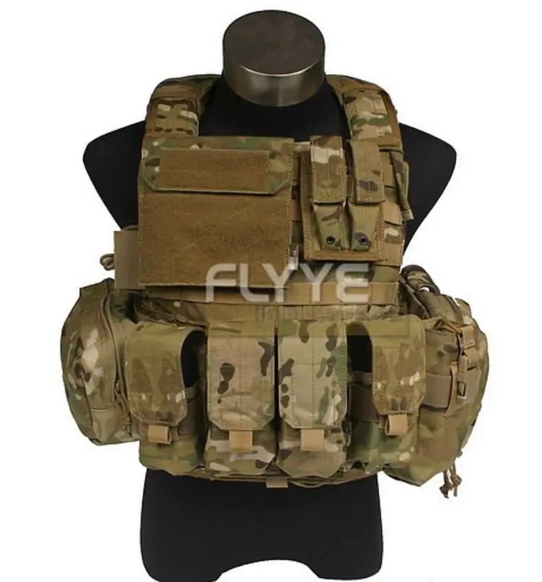 FLYYE MOLLE Force Recon Vest with Pouch Set Ver.Land Military Tactical Vest VT-M005 FLYYE MOLLE Force Recon Vest with Pouch Set Ver.Land Military Tactical Vest VT-M005