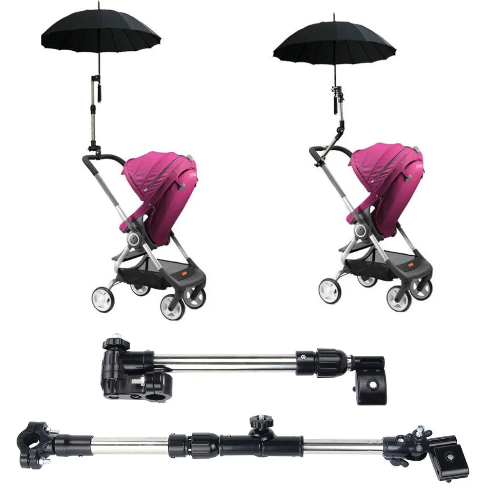 Adjustable Baby Stroller Umbrella Holder Bicycle Bike Pram Umbrella